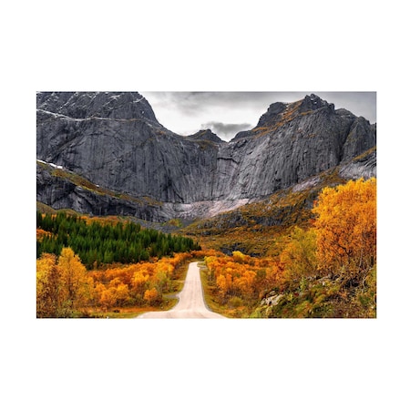 Tukasz Winiarski 'Road To The Wall' Canvas Art, 22x32